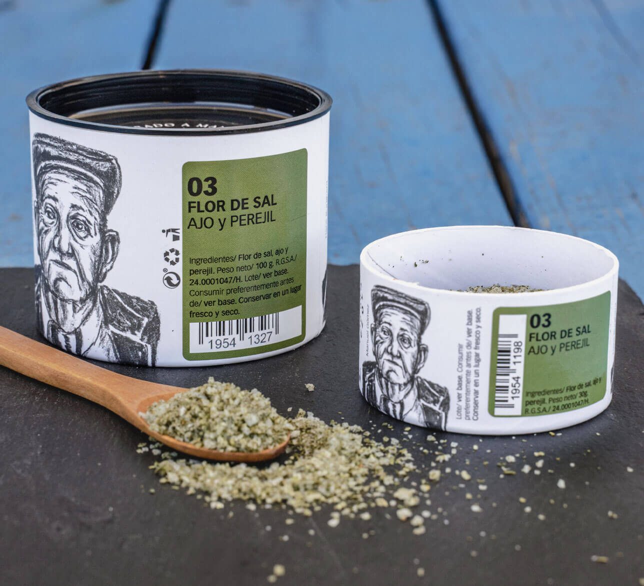 Flor de Sal Ajo y Perejil / Solný květ Česnek a Petržel - Obrázek 3