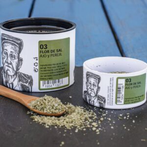 Flor de Sal Ajo y Perejil / Solný květ Česnek a Petržel