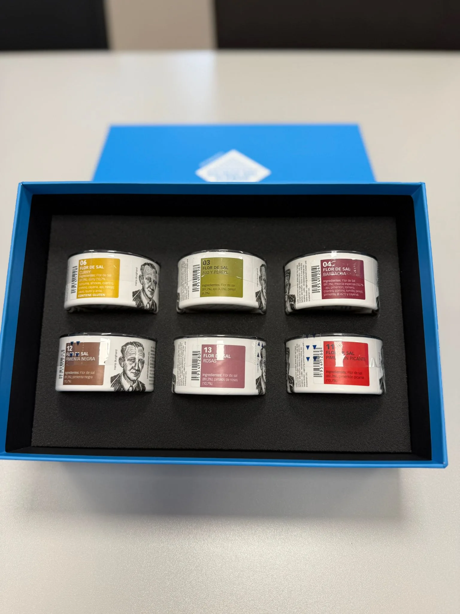 4ZEN Luxusní dárková sada Flor De Sal - Mix 6x 30g